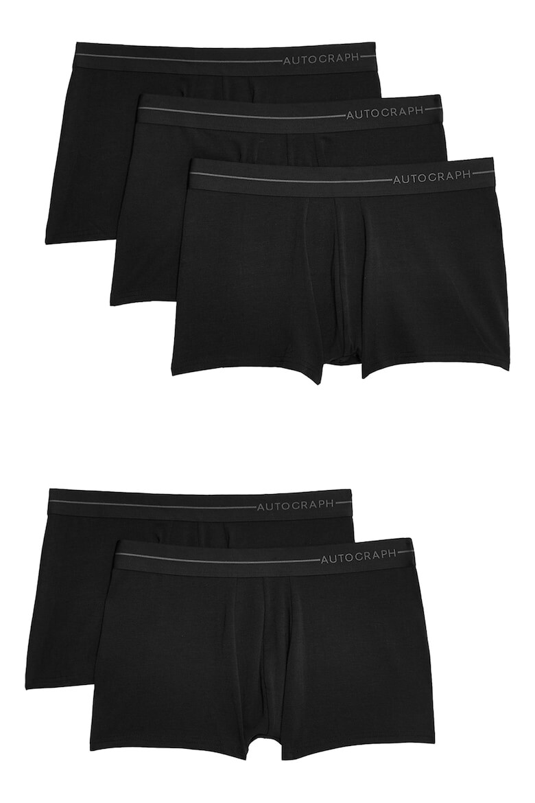 

Боксеры, 5 пар Marks & Spencer, черный