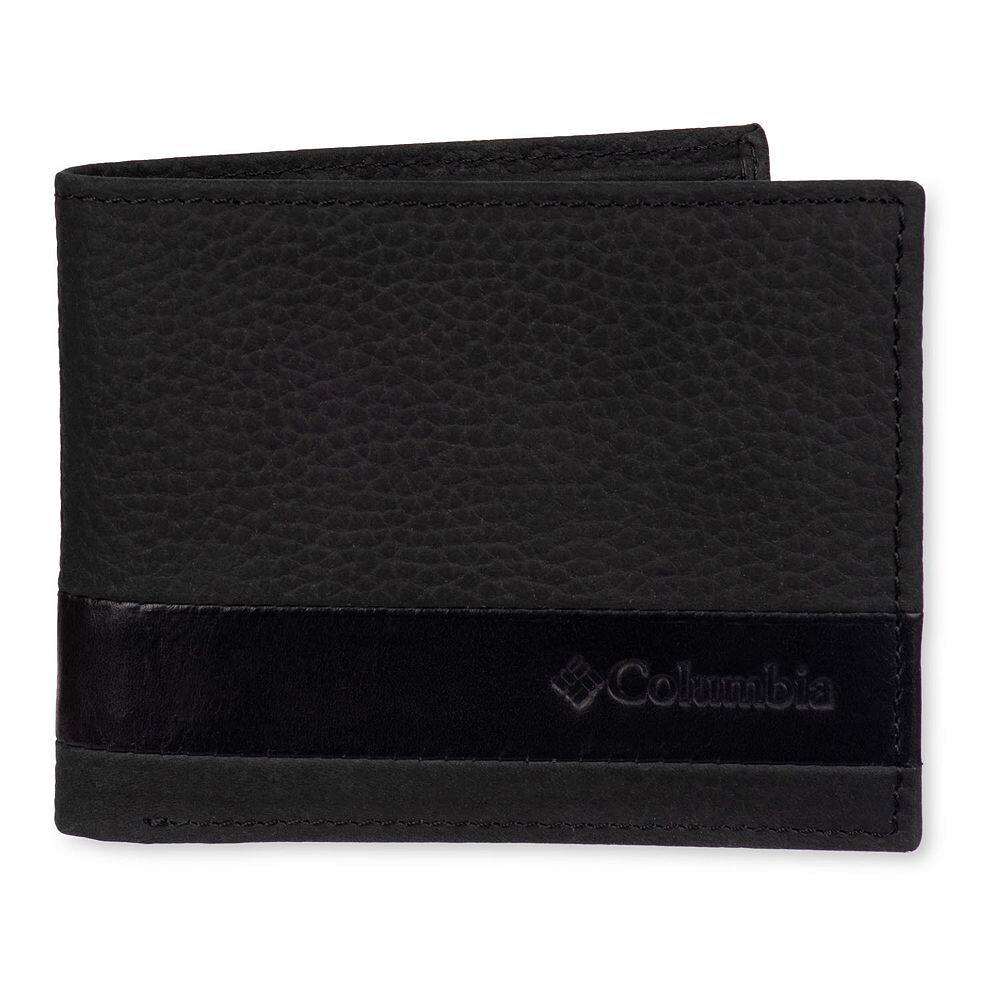 

Мужской двустворчатый дорожный кошелек Columbia с RFID-блокировкой, черный