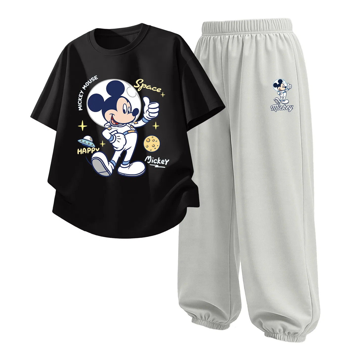Детский спортивный костюм Casual Sportswear 2 Piece Set Disney, Cosmic Black+Astronaut K Glacier Gray