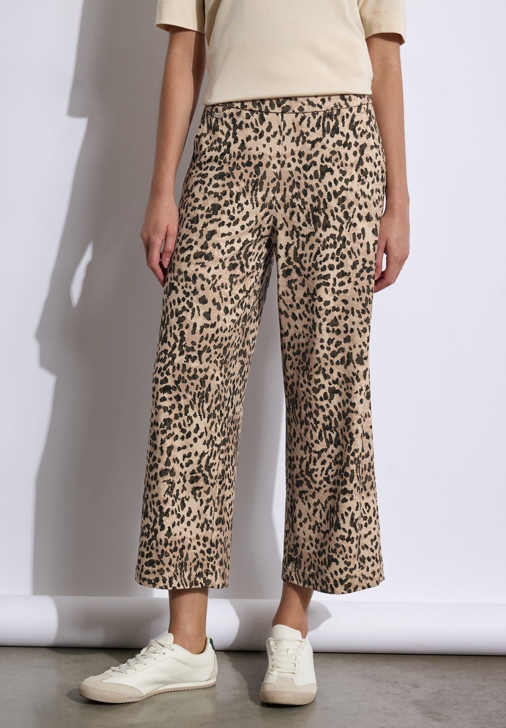 

Брюки CULOTTE IM LEO-LOOK Street One Studio, коричневый