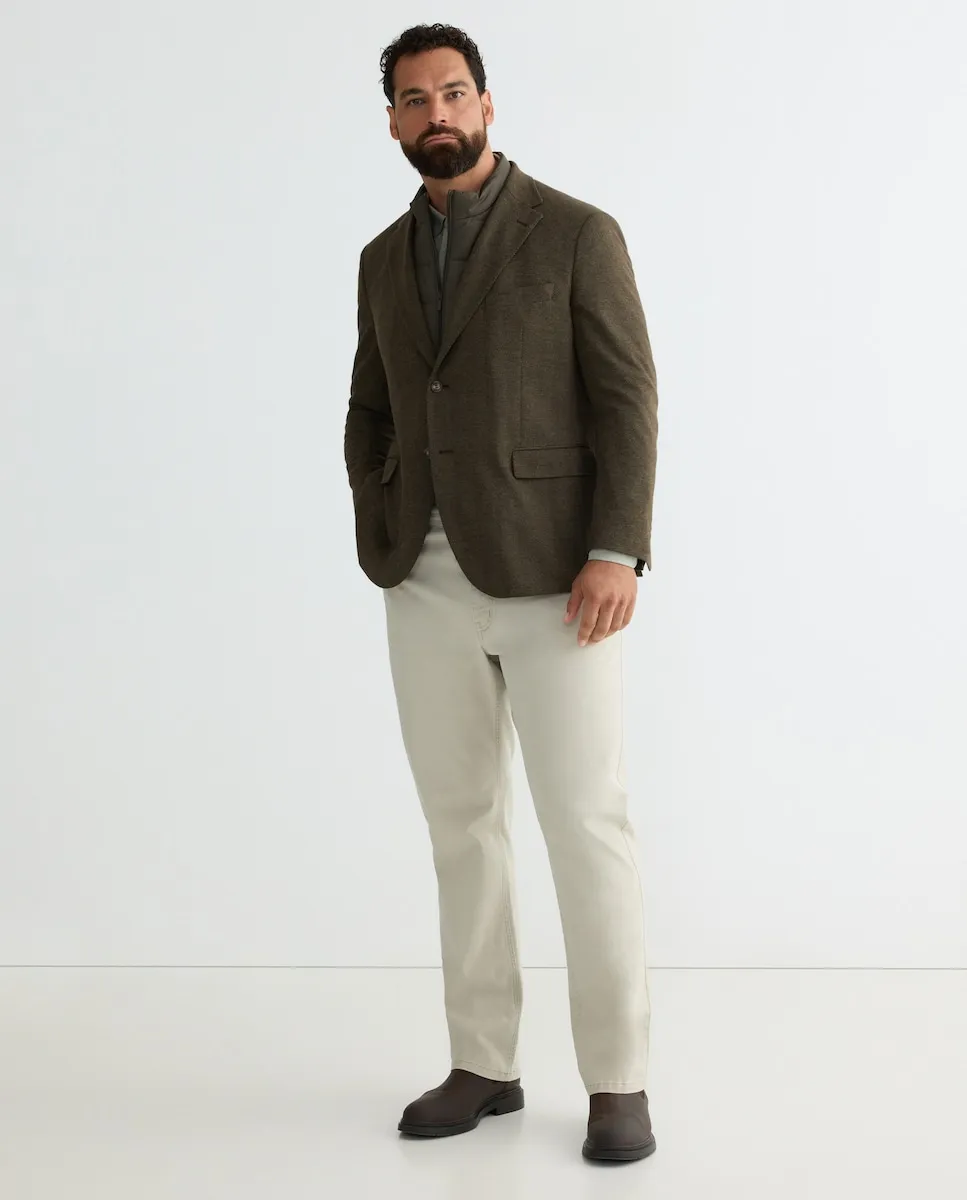 

Мужская куртка больших размеров, модульная, вязка «елочка» Dustin, зеленый