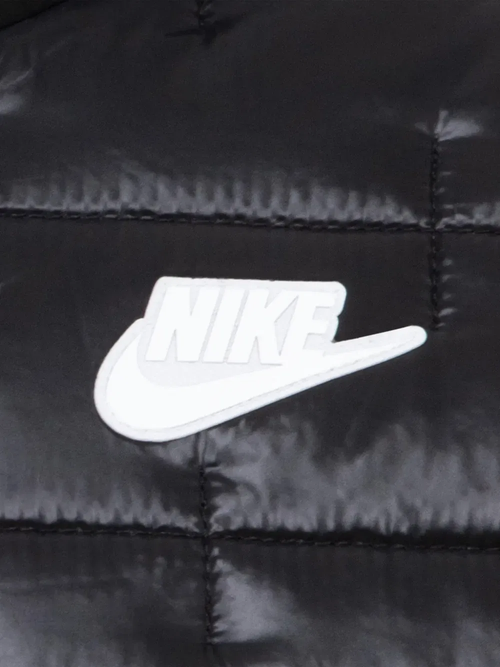 Утепленная куртка на молнии Nike Kids, черный — фото 4