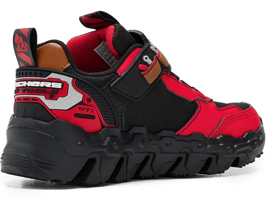 Детские кроссовки SKECHERS KIDS Mega-Flex Lite-Tuff 402130L (Little Kid/Big Kid), Red/Black — фото 3