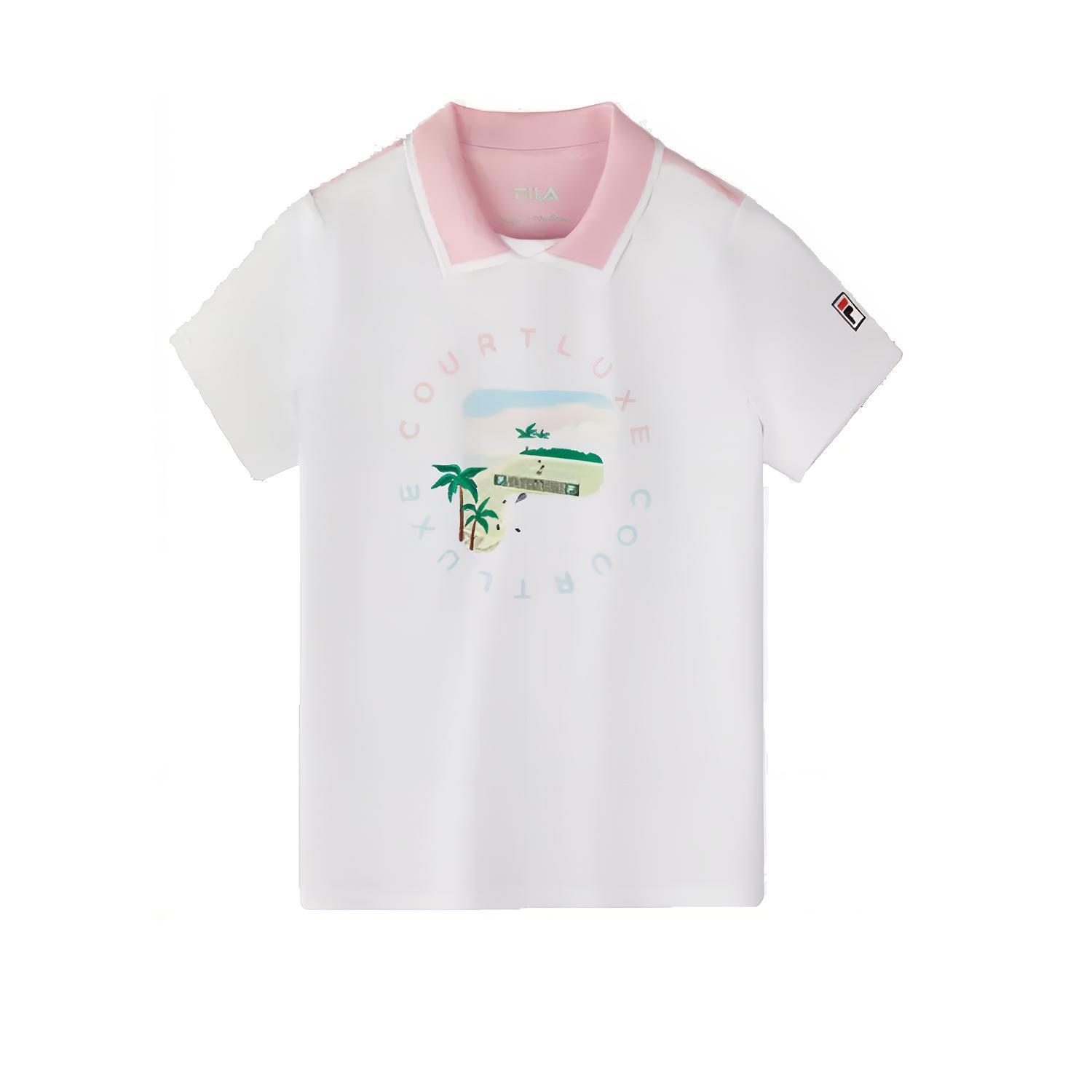 

FILA KIDS Детская футболка Top Jade White для детей 3-7 лет