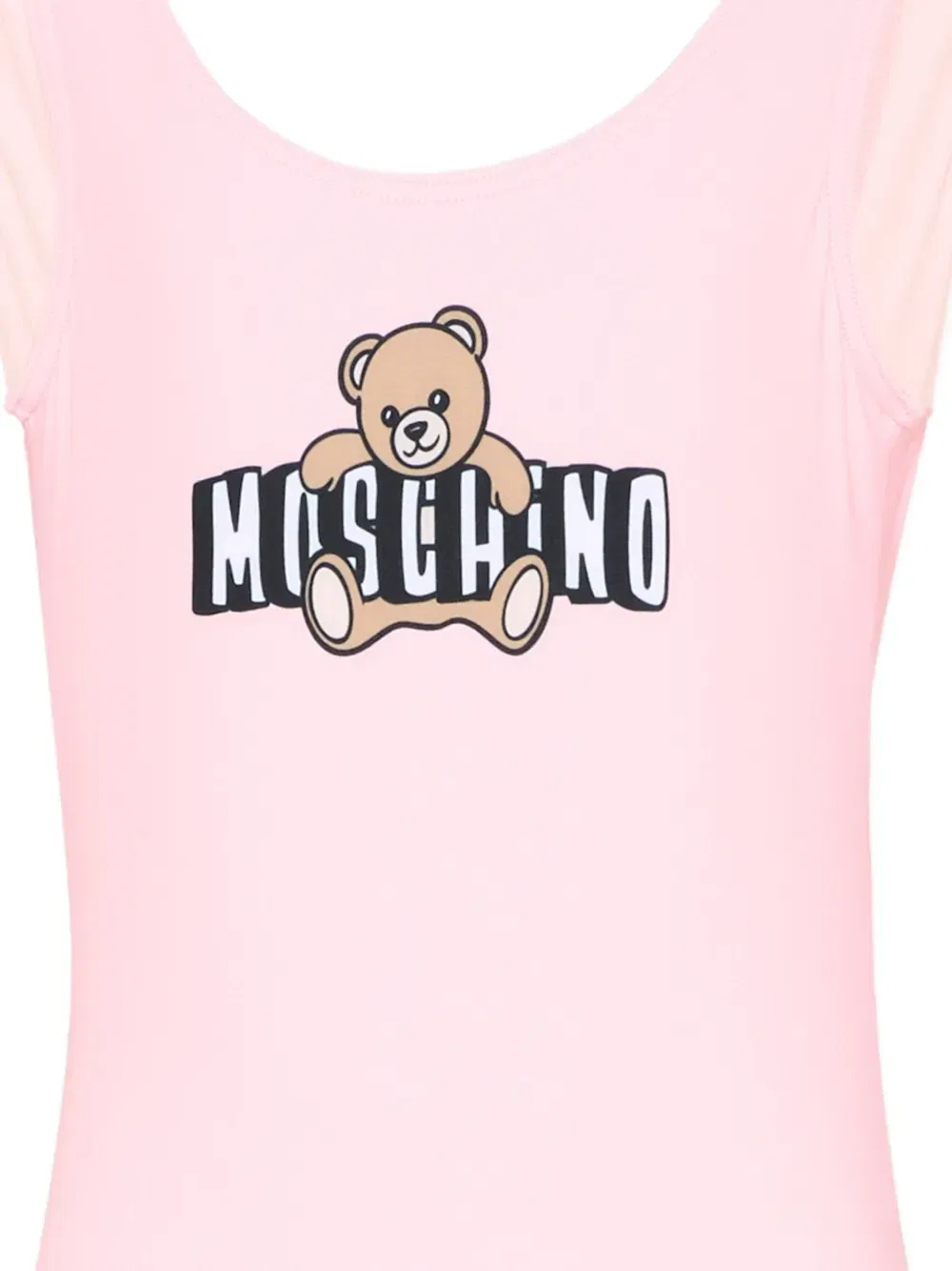 Купальник с принтом Moschino Kids, розовый — фото 3