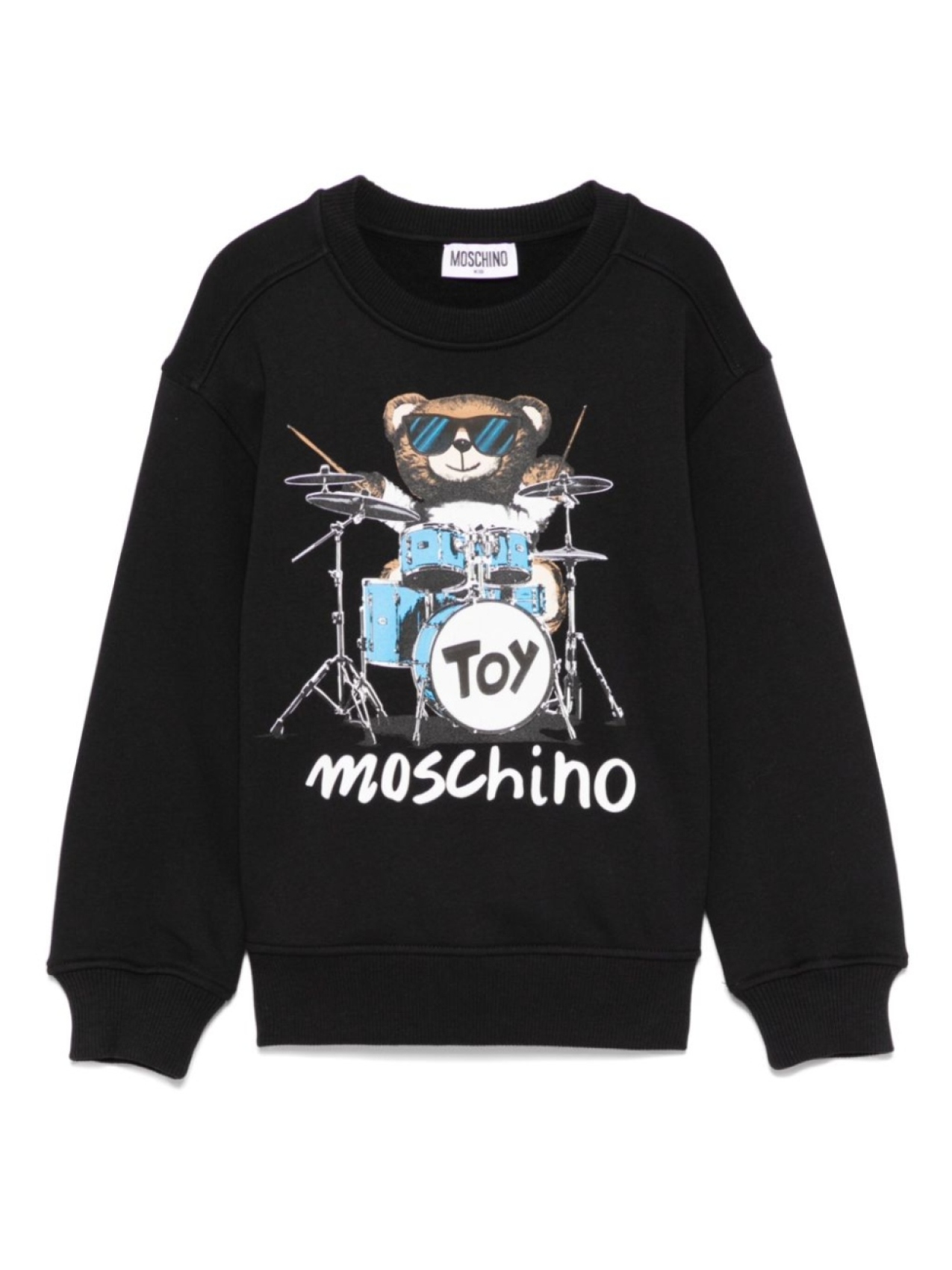 

Moschino Kids толстовка с декором Teddy Bear, черный