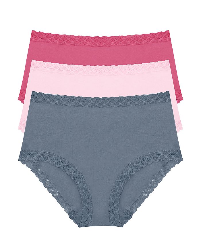 

Бюстгальтер Bliss Full Briefs, комплект из 3 штук Natori, синий