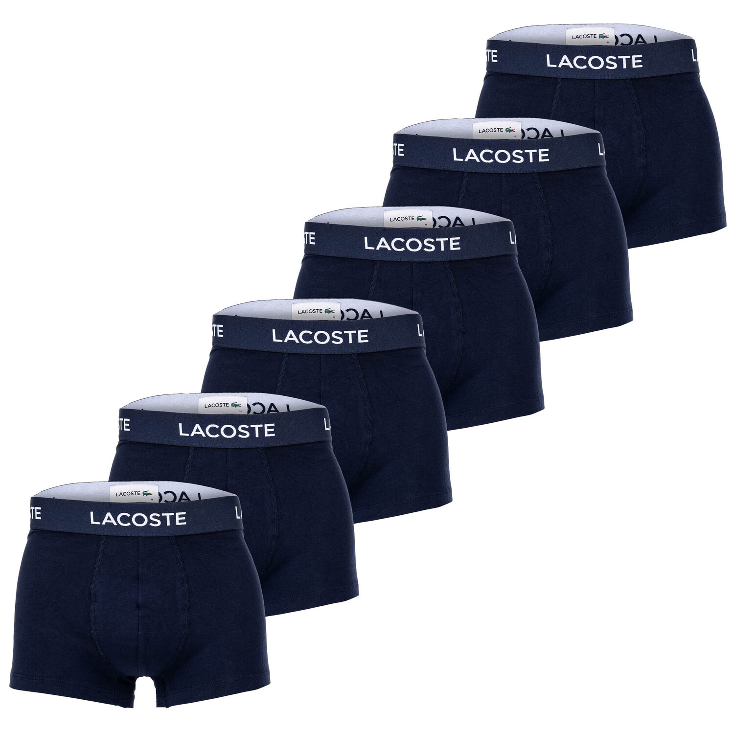 

Боксеры Lacoste Boxershort 6 шт, темно-синий