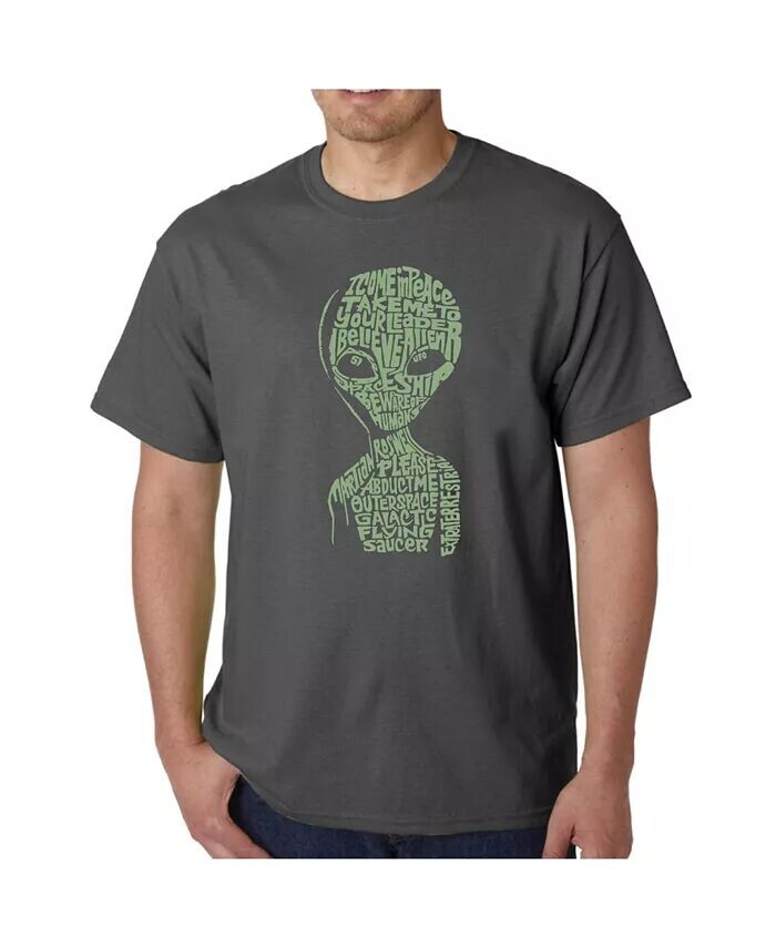

Футболка мужская Word Art - Area 51 LA Pop Art, серый