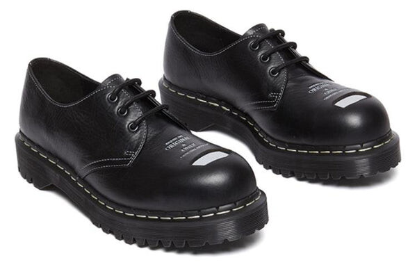 Кроссовки 1461 bex exposed steel toe oxford shoes 'black' Dr. Martens, черный — фото 2