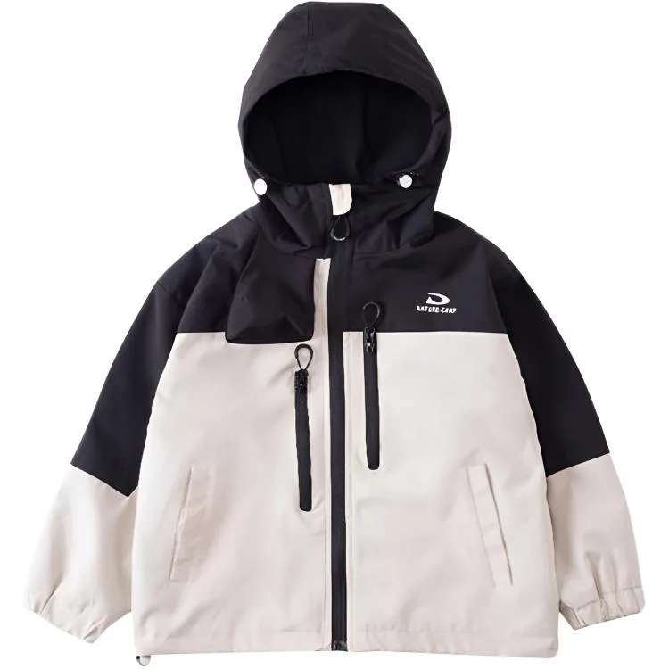 Детская верхняя одежда для улицы PROTECTCAMEL, Navy Blue Coat Black Liner — фото 3