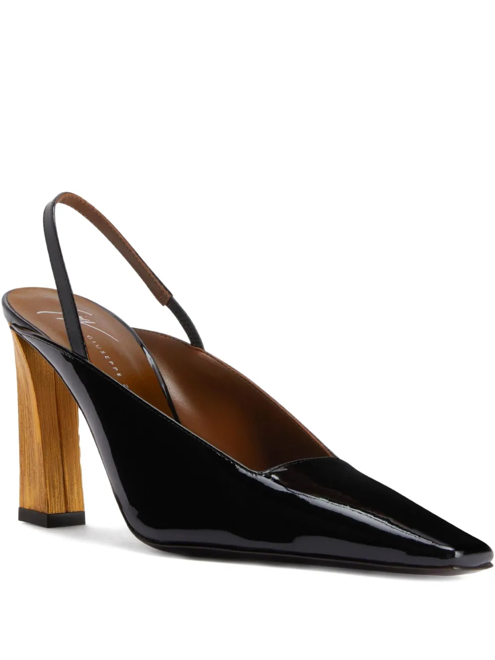 Туфли Brendha с ремешком на пятке Giuseppe Zanotti, черный
