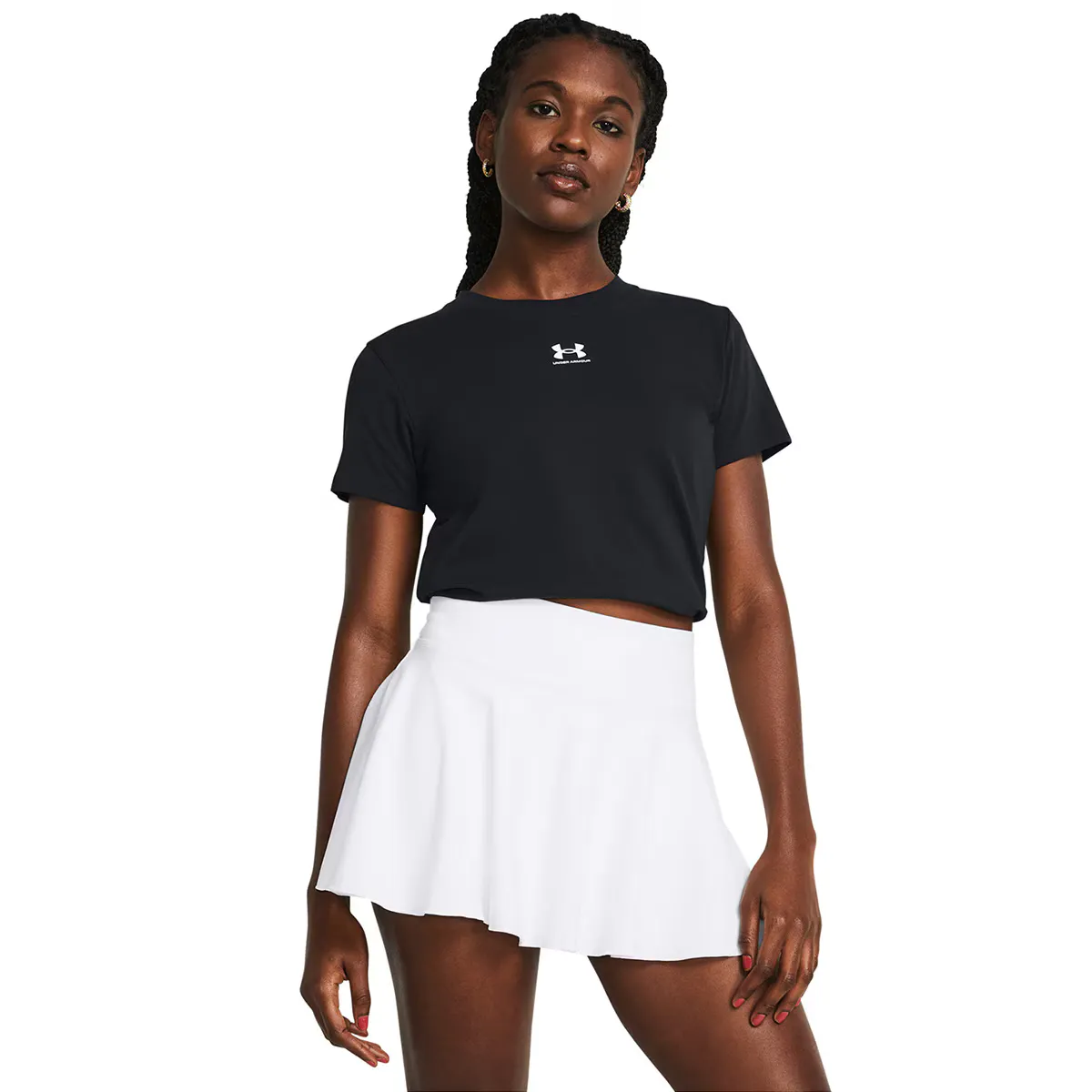 

Ua Rival Core SS-Blk Under Armour Женская футболка, чёрный