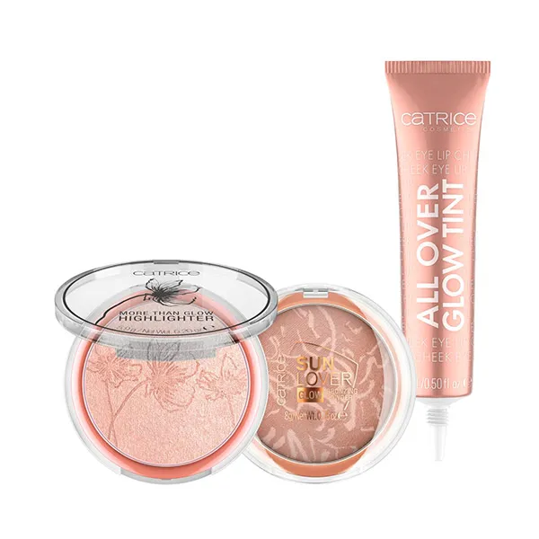 Набор для макияжа More Than Glow Face Set Catrice, цвет rose gold — фото 3