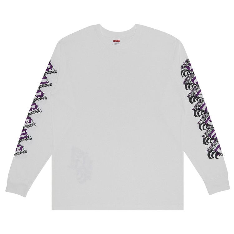 

Футболка Supreme Strawberries Long-Sleeve Tee, White