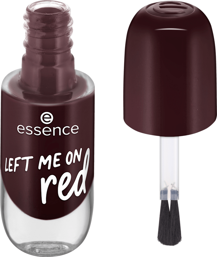 

Лак для ногтей essence Nagellack Gel Nail Colour 72 Left Me On Red, 8 ml