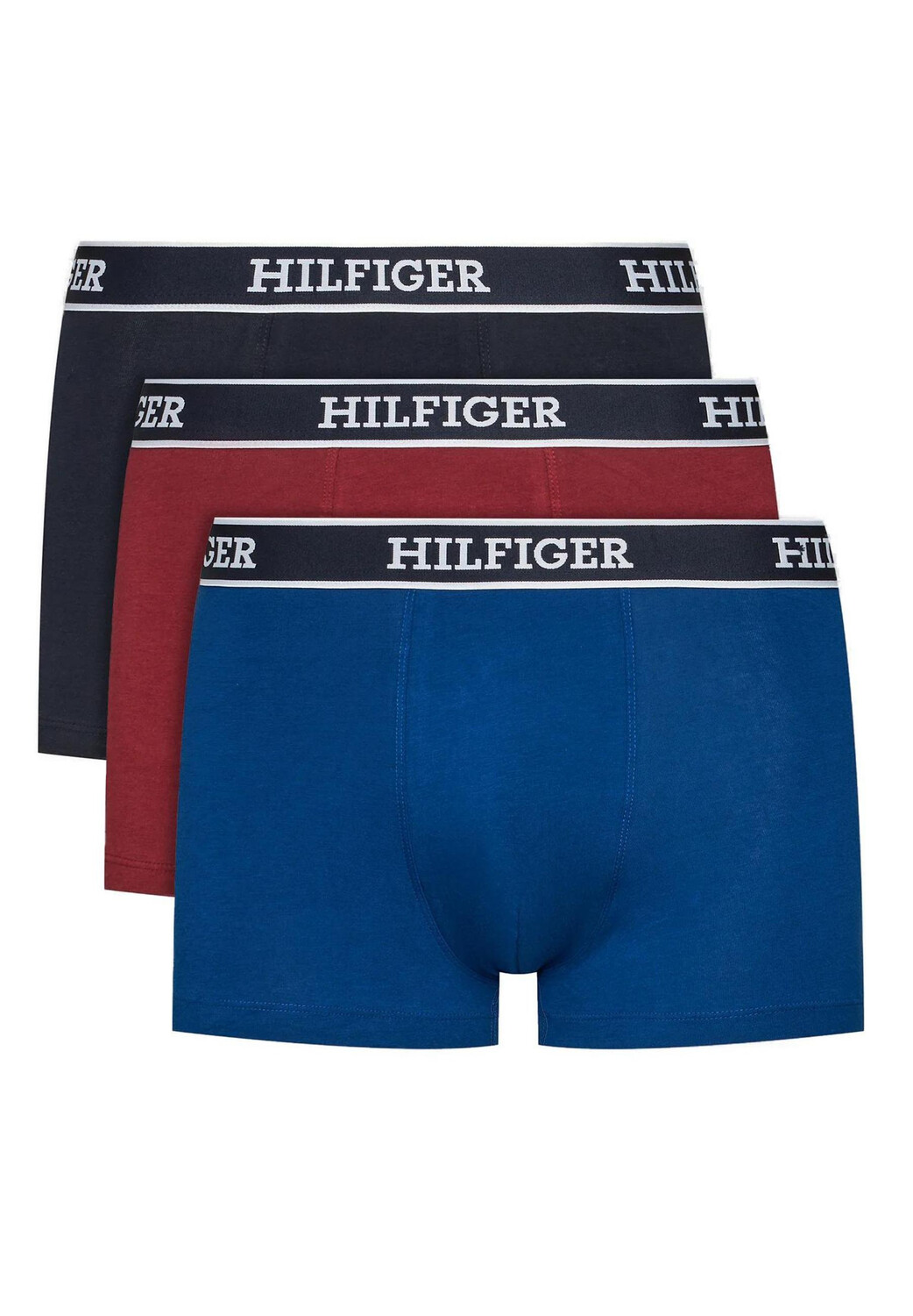 

Трусы мужские Tommy Hilfiger транки 3 шт, мультиколор