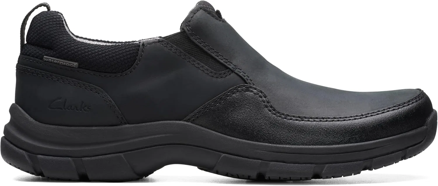 Мужские ботинки Clarks Walpath Step, цвет Colourite, черная кожа, размер: 46 EU Wide, черный (черная кожа) — фото 2