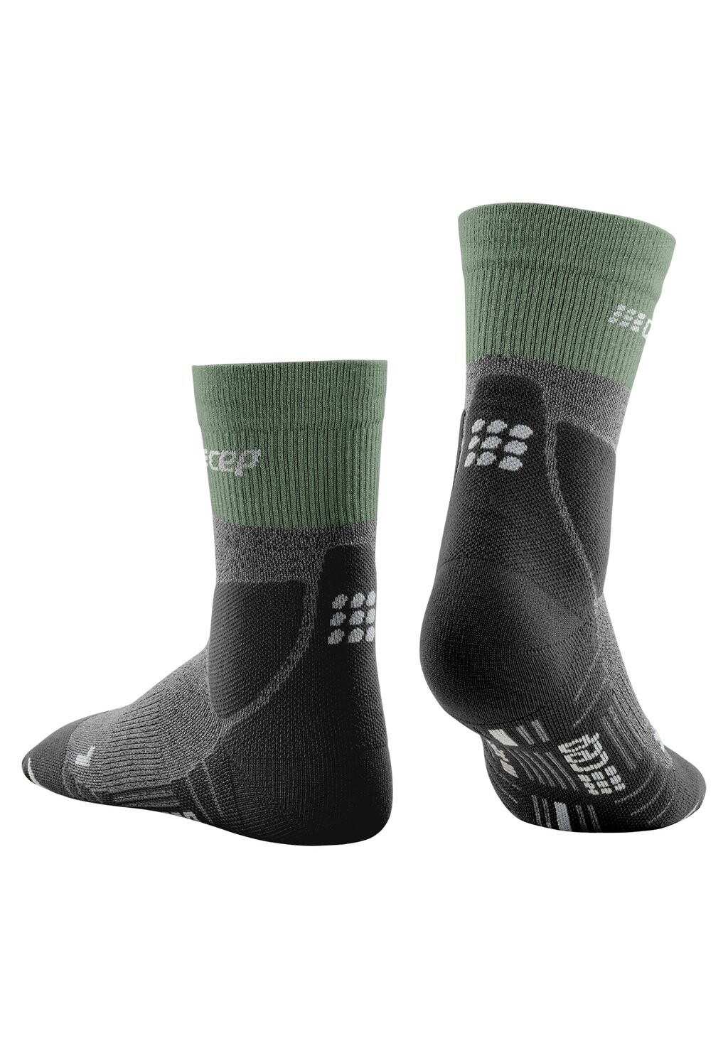 

Спортивные носки COMPRESSION HIKING MERINO MID CUT MADE IN GERMANY CEP, серый