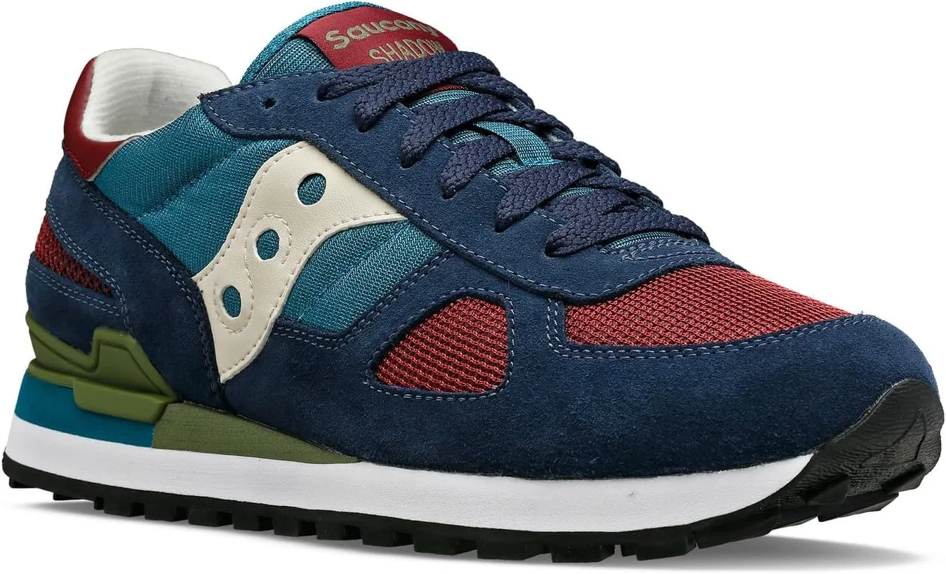 Мужские кроссовки Saucony Originals Shadow, Navy Blue Green — фото 2