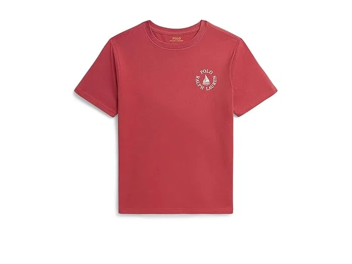 Футболка хлопковая логотип Polo Ralph Lauren Kids, Nantucket Red