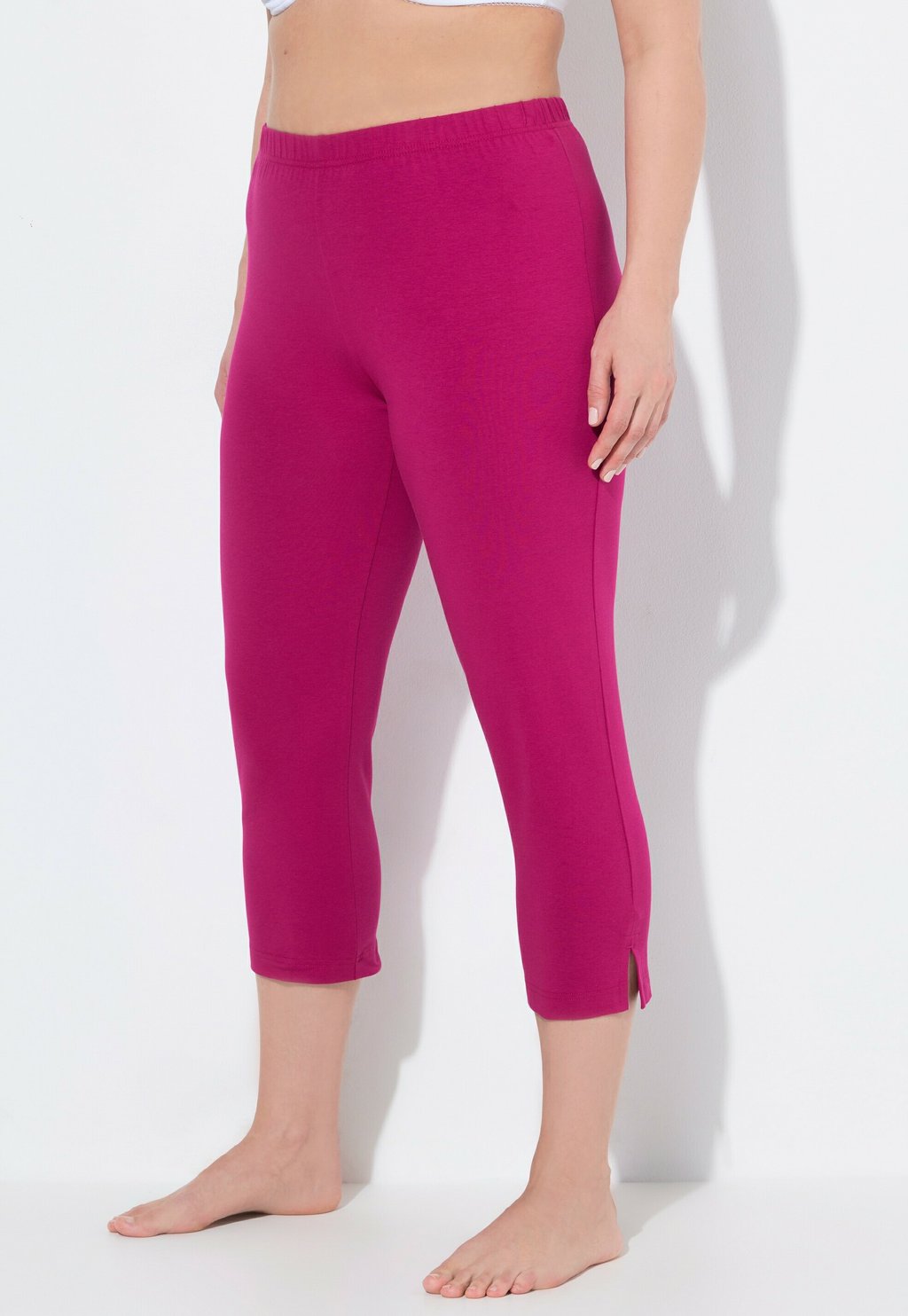 

Пижамные штаны CAPRI KLASSISCHE 7/8 IN UNI SLIM FIT Ulla Popken, розовый