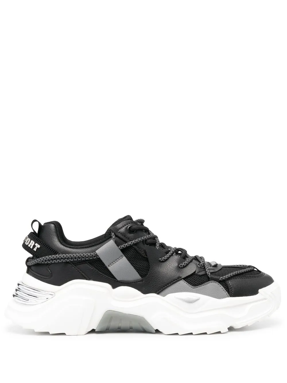 

Кроссовки Runner со вставками Plein Sport, черный
