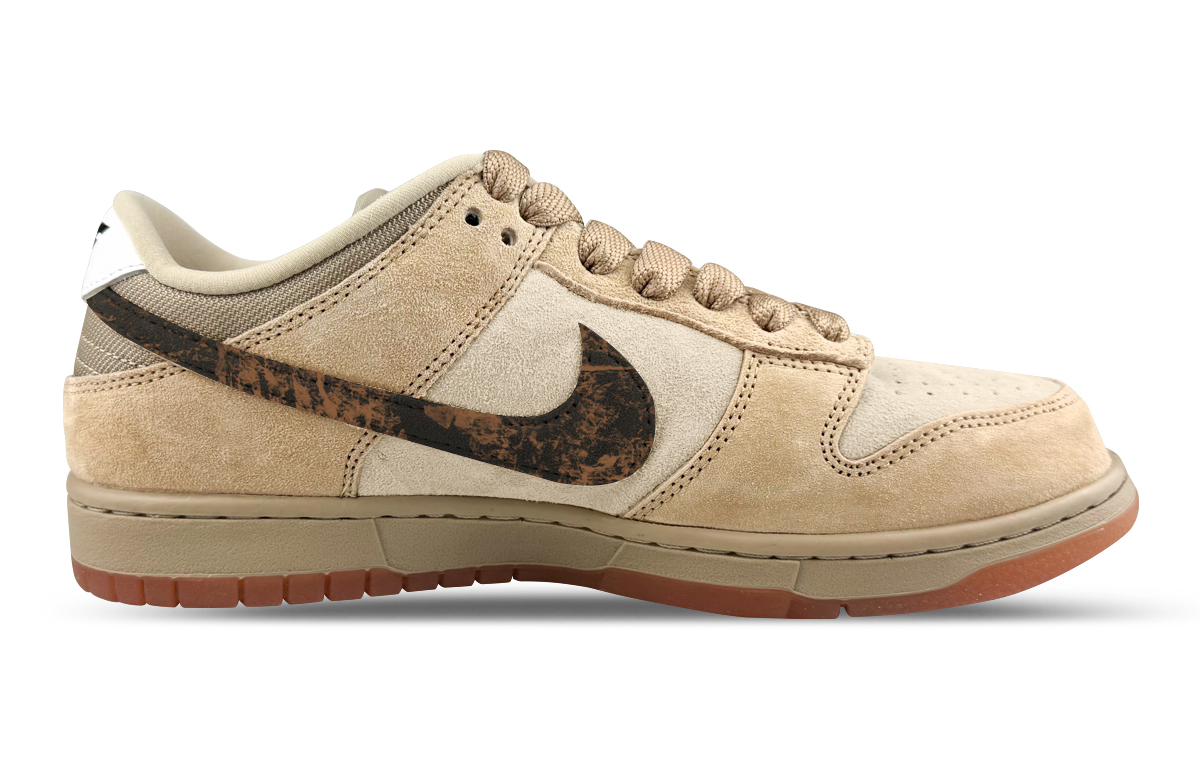 Nike Кроссовки для скейтбординга Dunk SB Abrasion Resistant Low top Unisex Brown — фото 3
