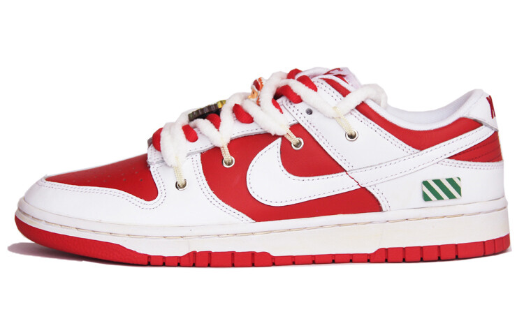 

Кроссовки Nike Dunk Skateboard Shoes Women's Low-Top Red White