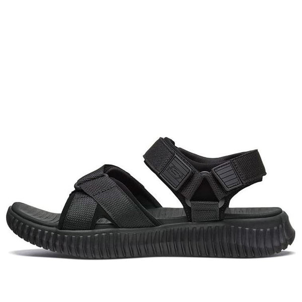 

Сандалии elite flex velcro sports black sandals Skechers, черный