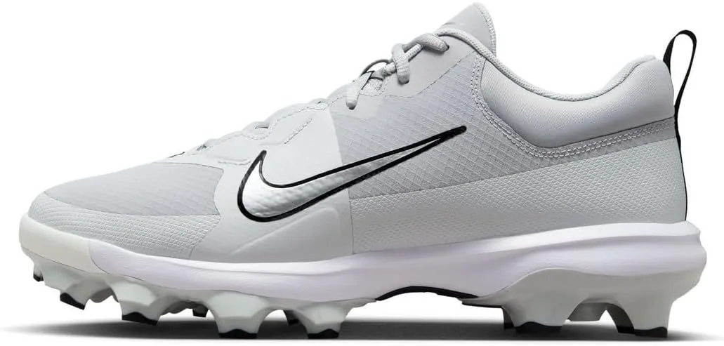 Бейсбольные бутсы Nike Force Trout 9 Pro MCS (FB2908-001, черный/белый-антрацит-серый холодный), серый/металлик серебристый — фото 3
