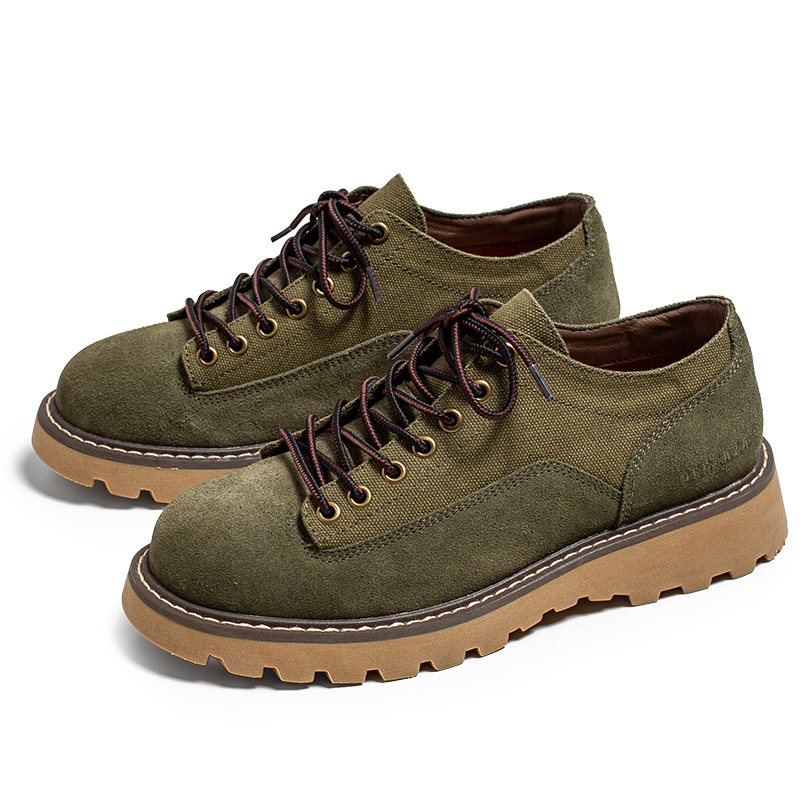 

Мужские повседневные кроссовки Low Top с устойчивостью к истиранию HD HAPPY DINO, зеленый