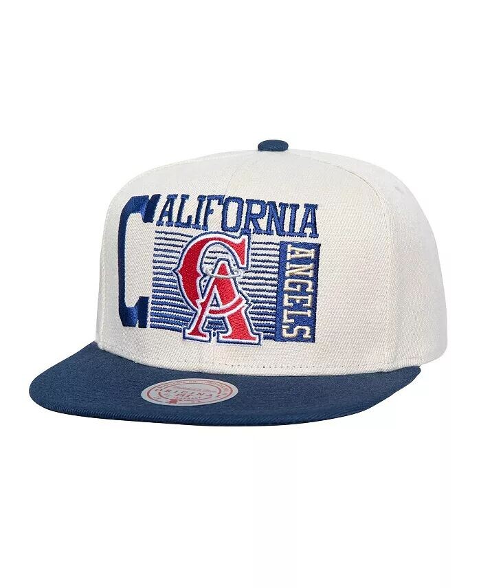 

Мужская кремовая шляпа Snapback California Angels Cooperstown Collection Speed ​​Zone Snapback Mitchell & Ness, бежевый