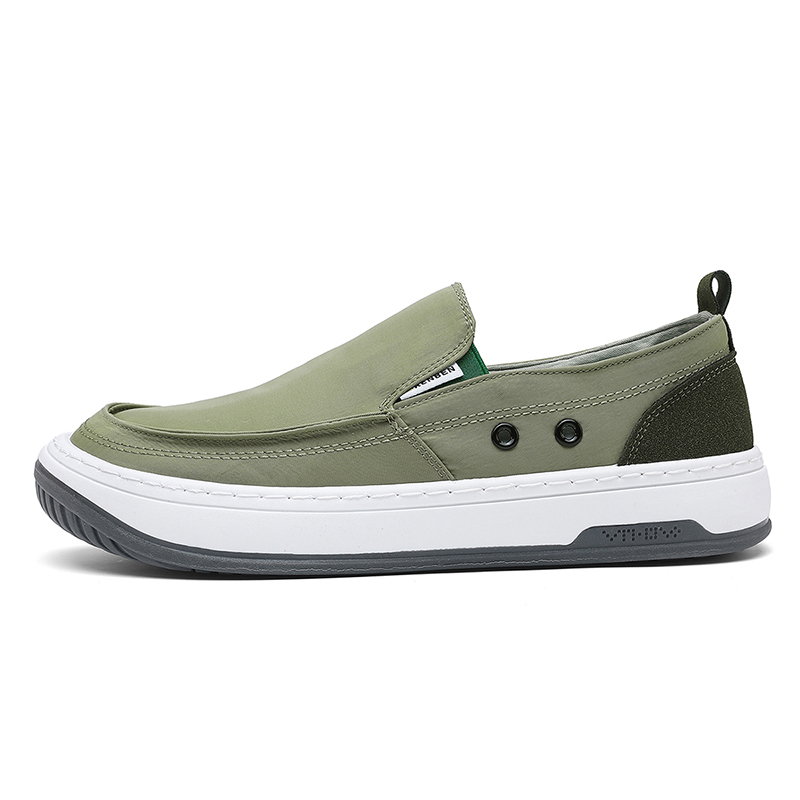 

RENBEN Дышащие легкие нескользящие мужские кэжуал кеды лоу-топ черные, цвет Black