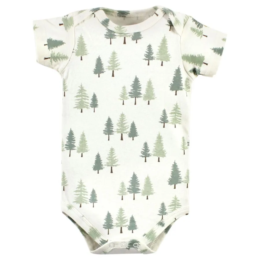 Комплект из трех мягких хлопковых боди Hudson Baby, Forest Deer 3-Pack — фото 3