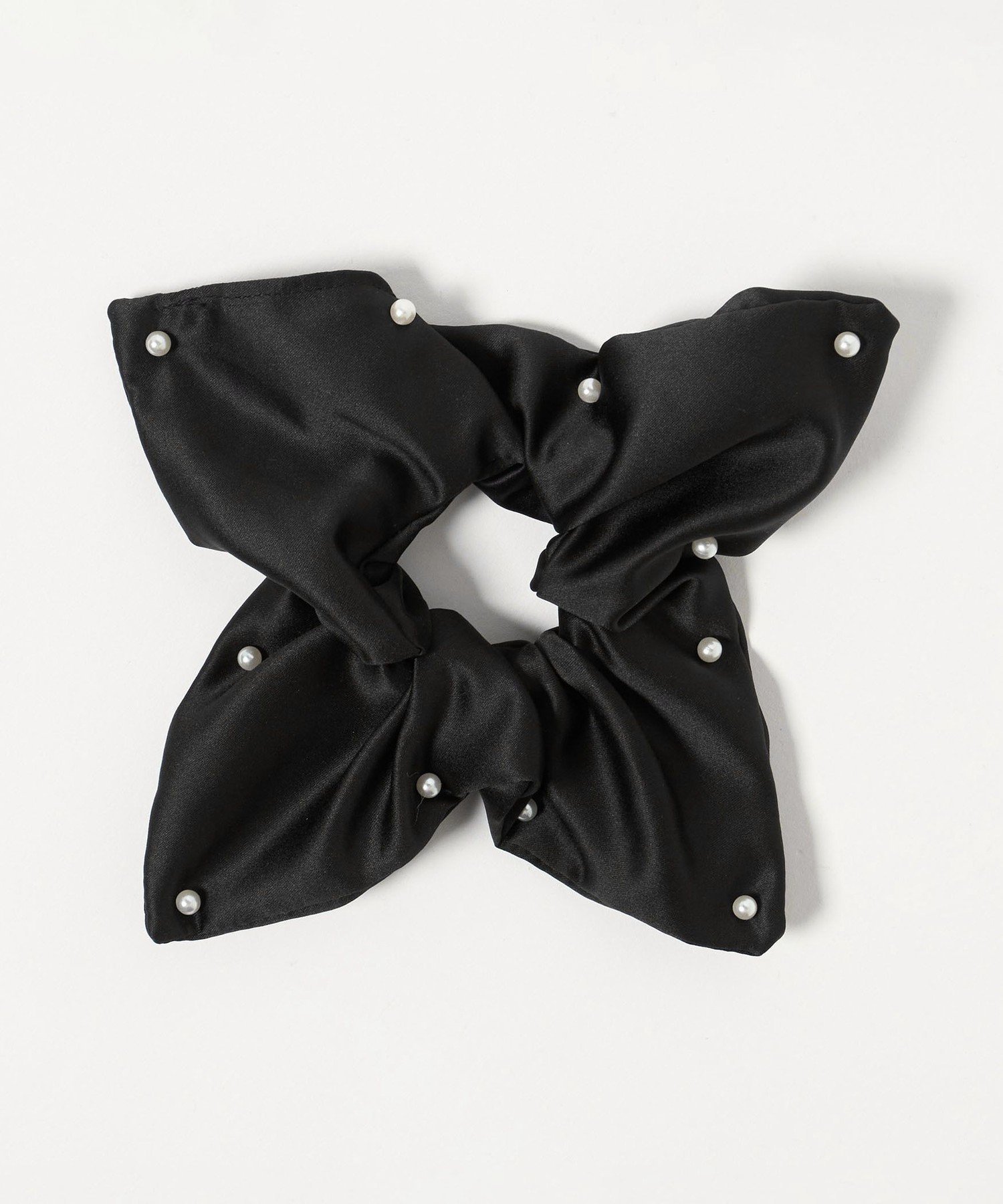 Квадратная резинка для волос / Детская United Arrows Green Label Relaxing, Black