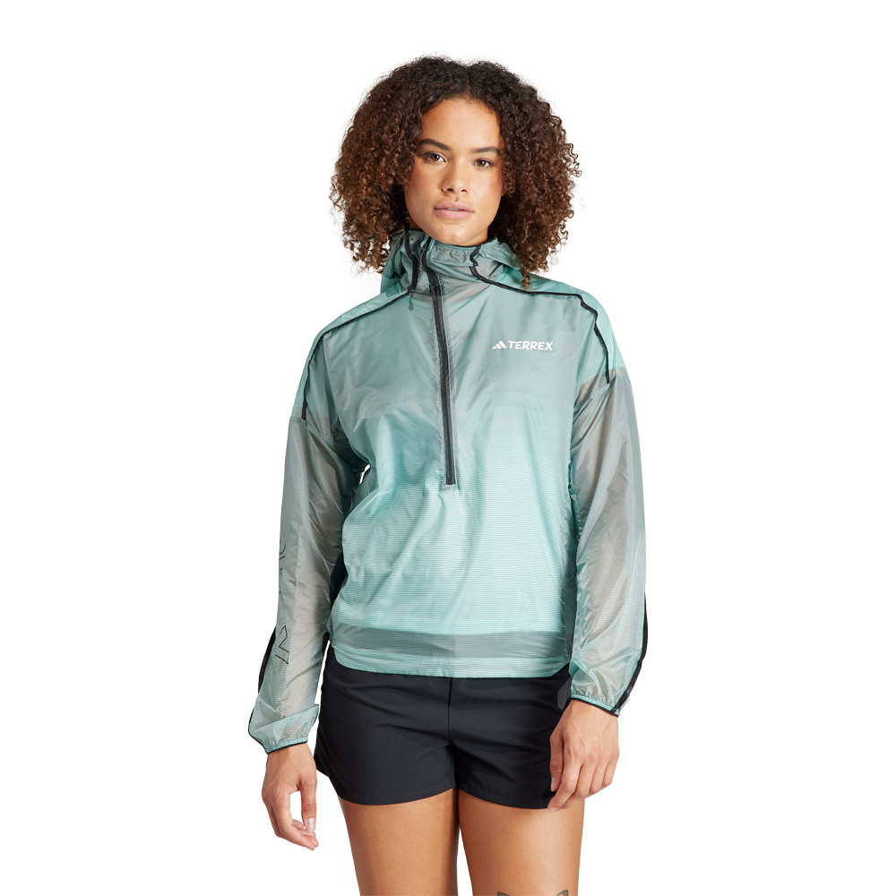 

Куртка adidas Terrex Agravic Windweave Pro Trail Running Windbreaker, синий