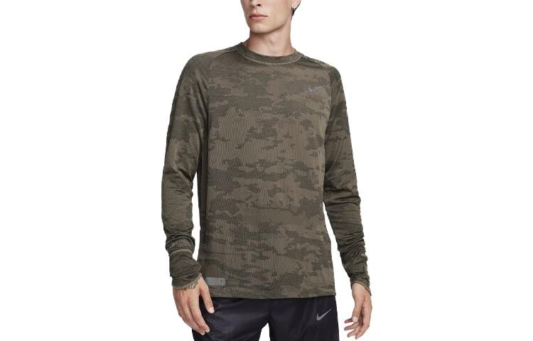 

Футболка мужская THERMA-FIT ADV оливкового цвета Nike, оливковый