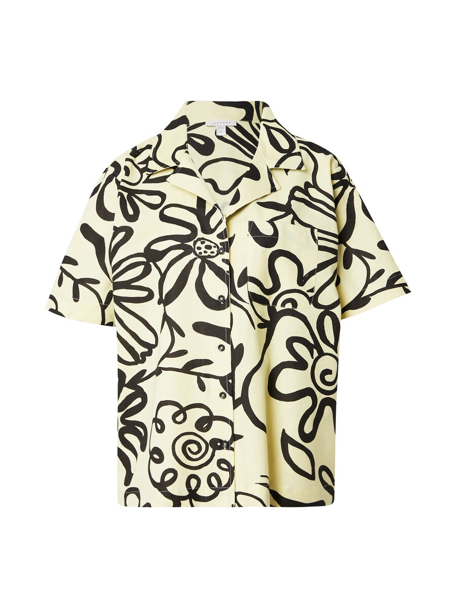 

Блуза TOPSHOP, Light yellow