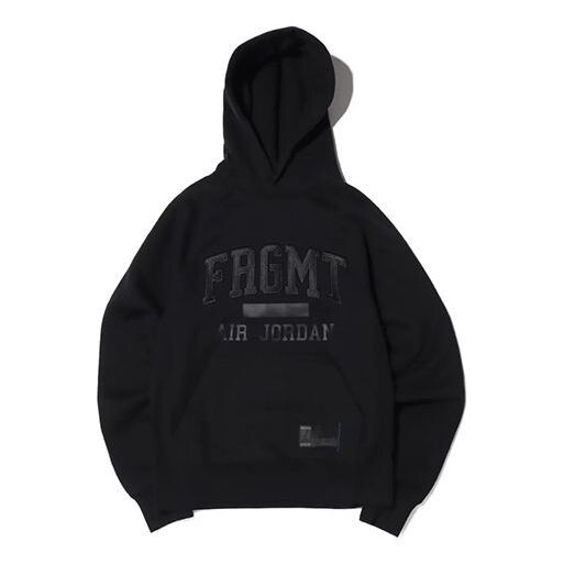 

Толстовка Air Jordan x Fragment Design FW Pullovers Street Style Collaboration Long Sleeves Men Black, черный