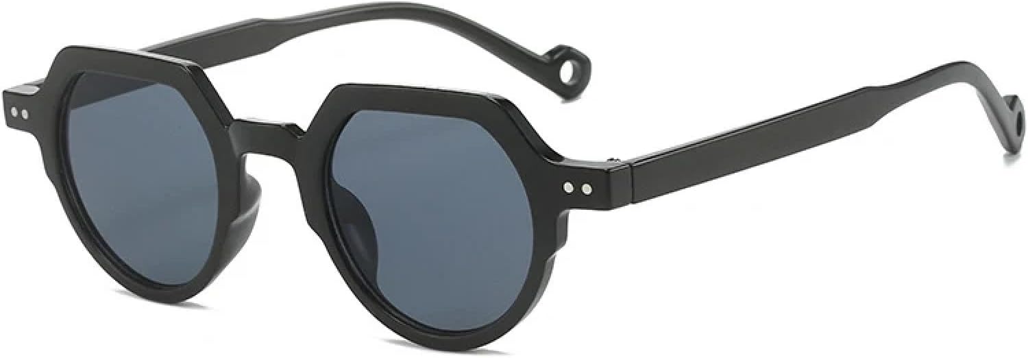 

Солнцезащитные очки с защитой от УФ-излучения UV400 | Маленькие овальные женские очки в стиле панк с заклепками, конфетного цвета, с леопардовым принтом, для занятий спортом на открытом воздухе и вождения DSVIGF, Black Gray