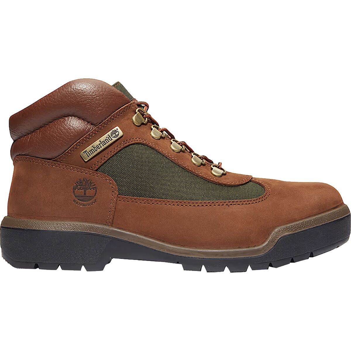 

Ботинки полевые средние водонепроницаемые шнуровка Timberland, коричневый