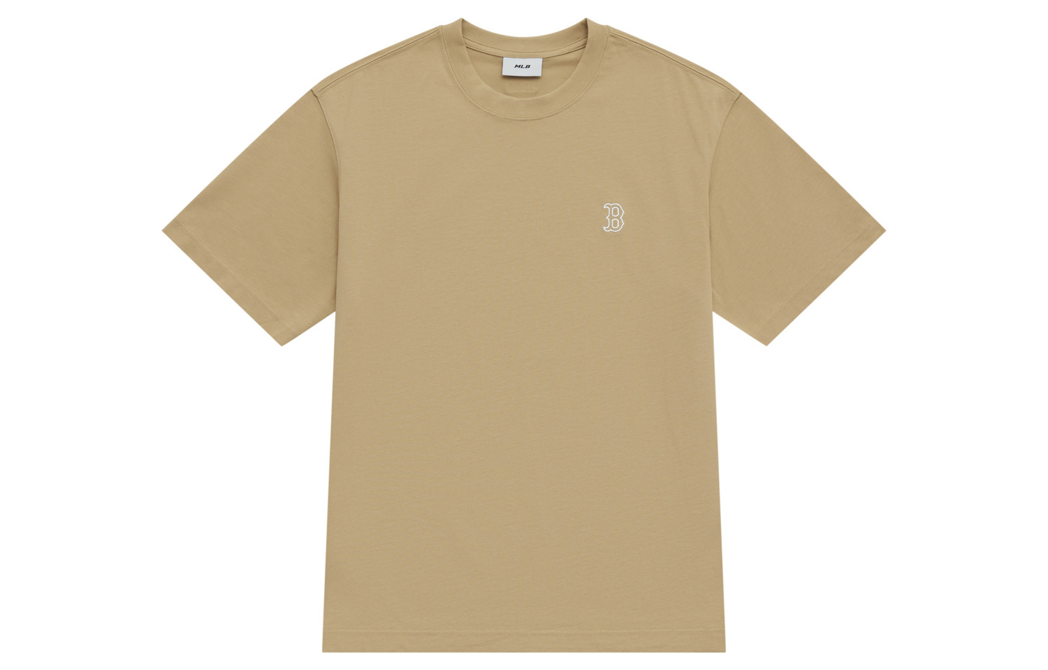 

MLB Футболка Boston Red Sox Basic Collection SS25 Unisex светло-бежевый желтый