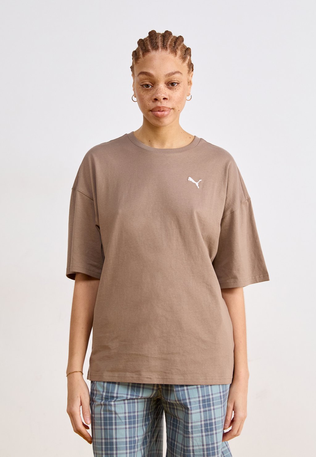 

Базовая футболка WARDROBE OVERSIZED TEE Puma, коричневый