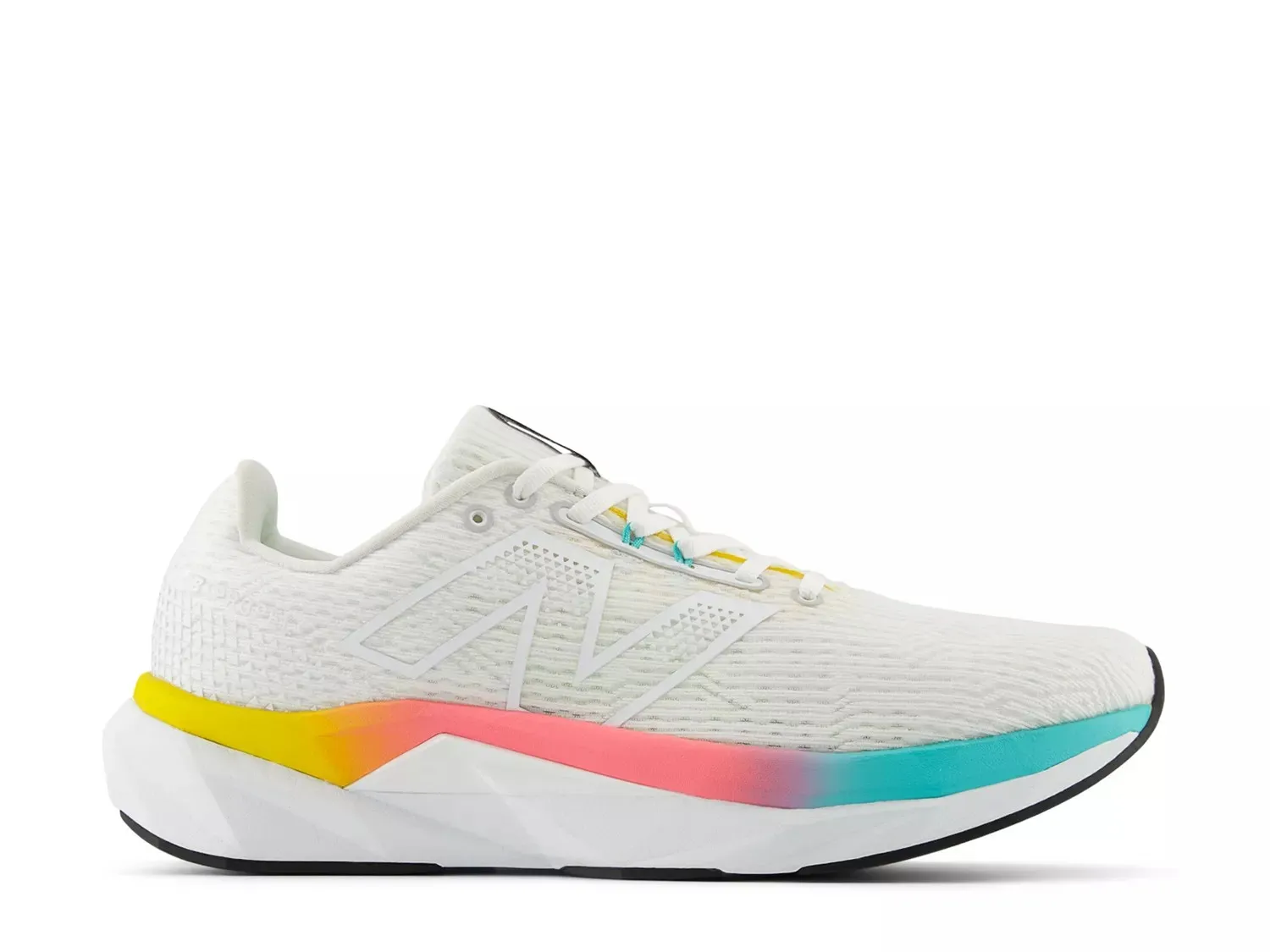 Кроссовки New Balance FuelCell Propel v5 Running Shoe — мужские, белые/оранжевые — фото 4