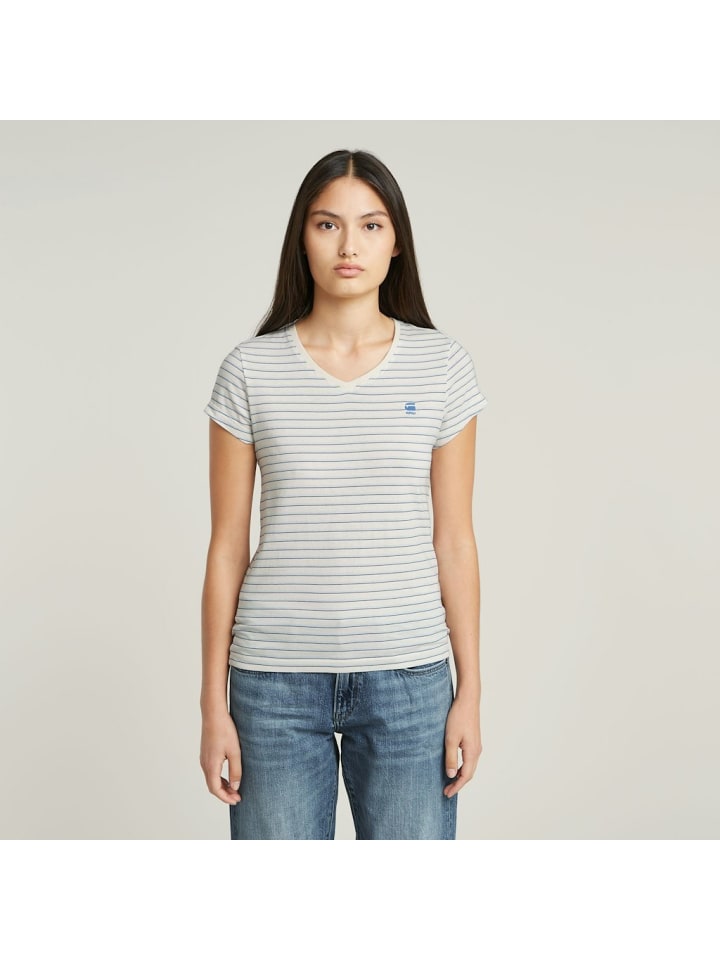 

Футболка с яркими полосками в стиле пленки G-Star Raw