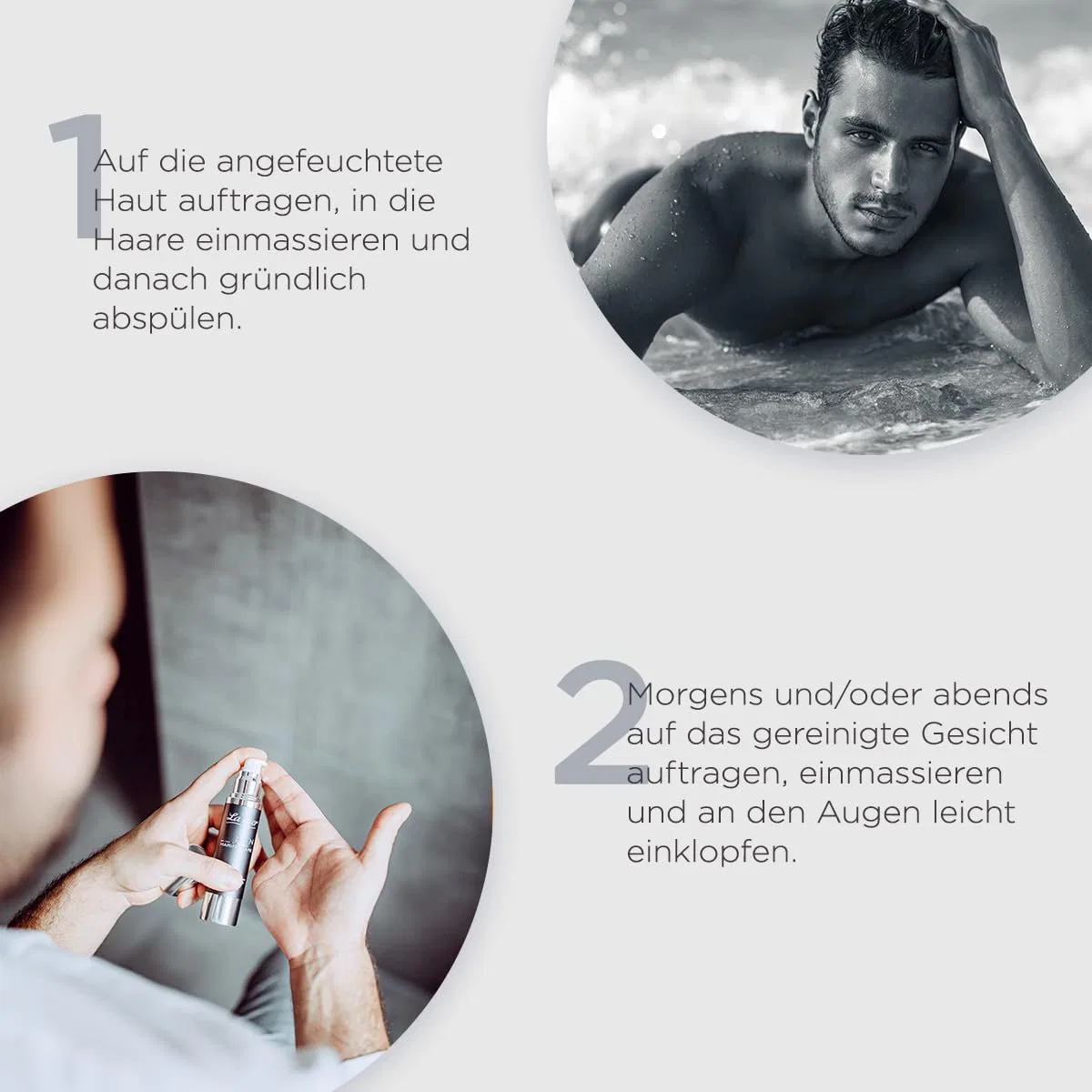 Набор La mer MEN Marine Care: крем 24 часа и гель для душа 2-в-1 La Mer — фото 3