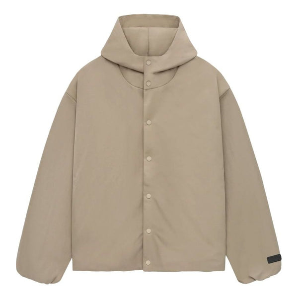 

Куртка ss25 nylon hooded coach jacket Fear Of God Essentials, коричневый