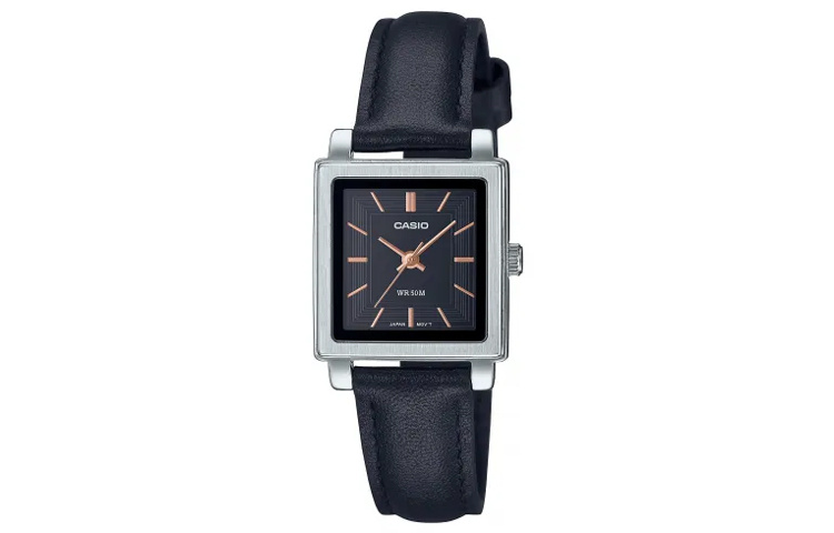 

CASIO Часы Women's Standard Series Black Watch LTP-E176L-1A, Black Dial