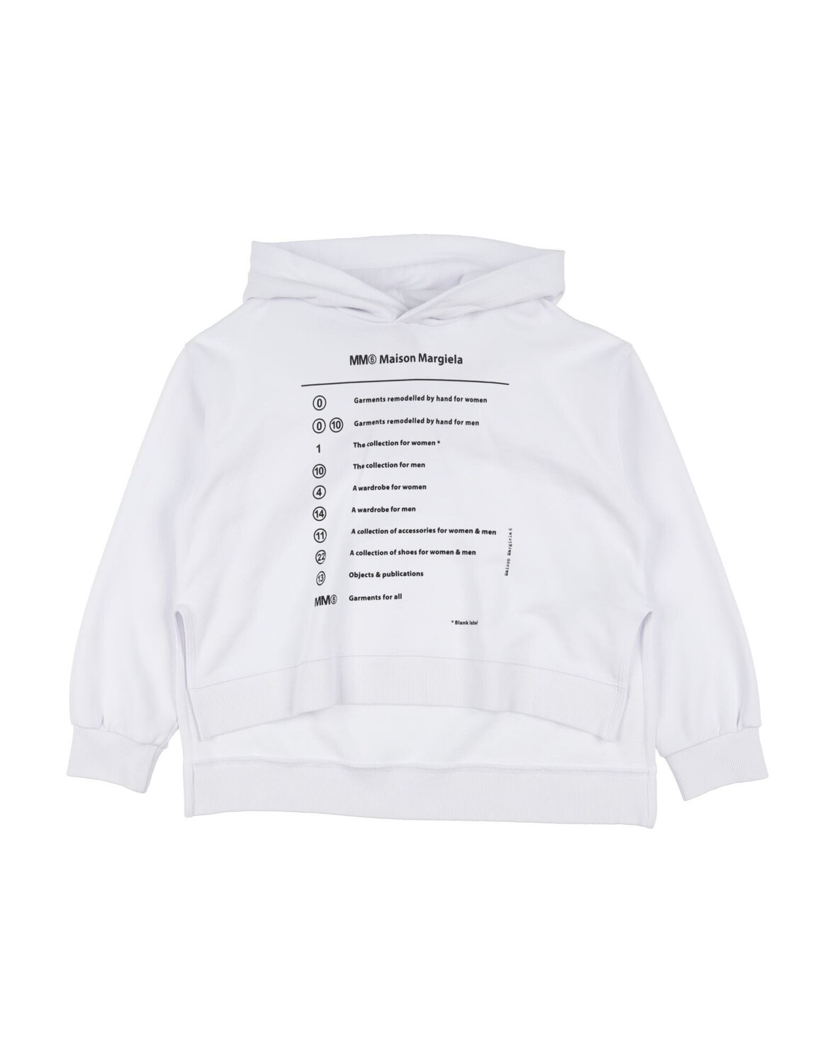 

Толстовка Mm6 Maison Margiela, белый